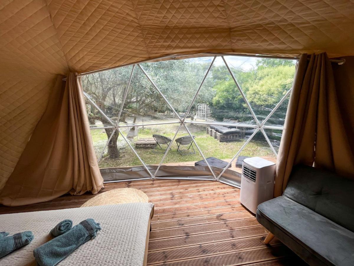 Manna Gea Glamping Domes Hotel Vonitsa Luaran gambar