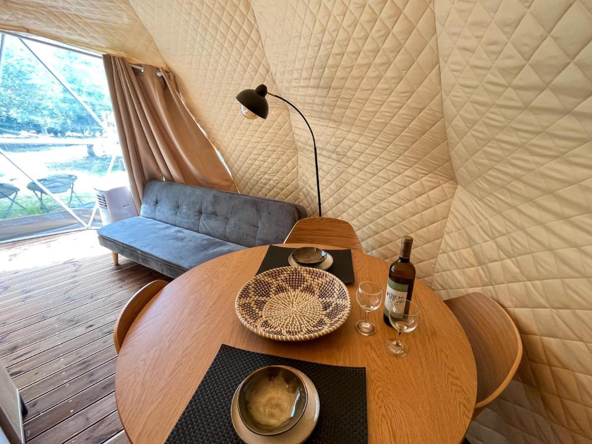 Manna Gea Glamping Domes Hotel Vonitsa Luaran gambar