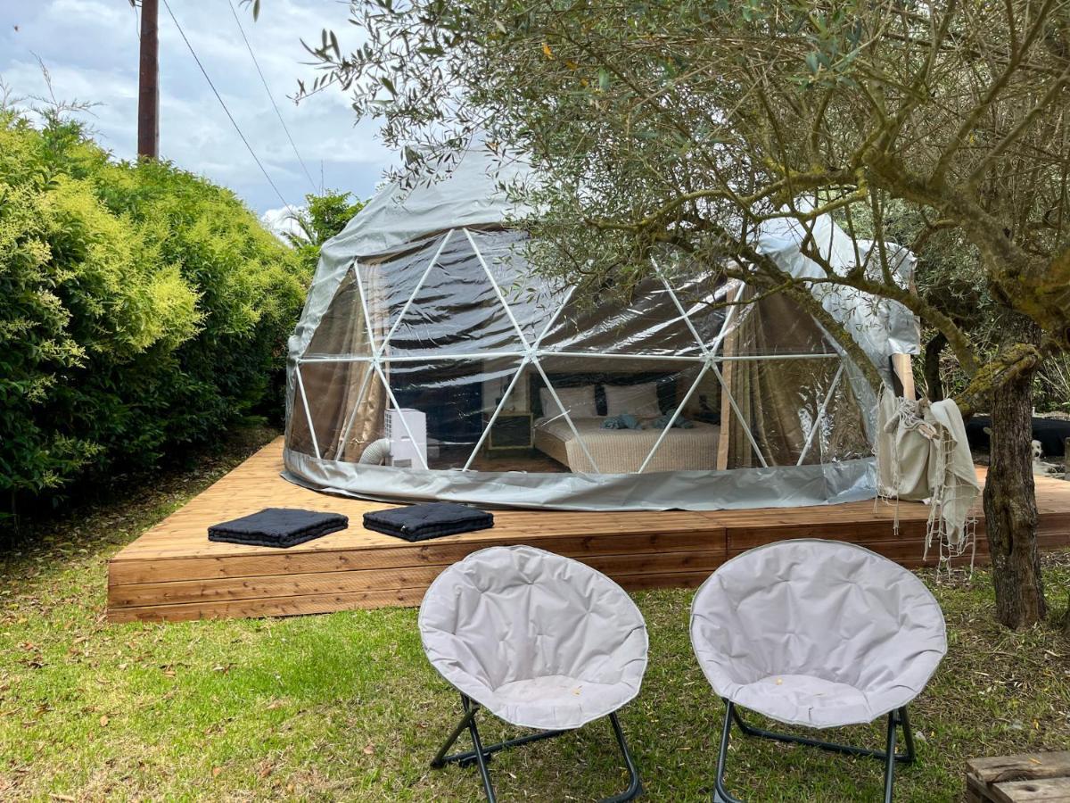 Manna Gea Glamping Domes Hotel Vonitsa Luaran gambar